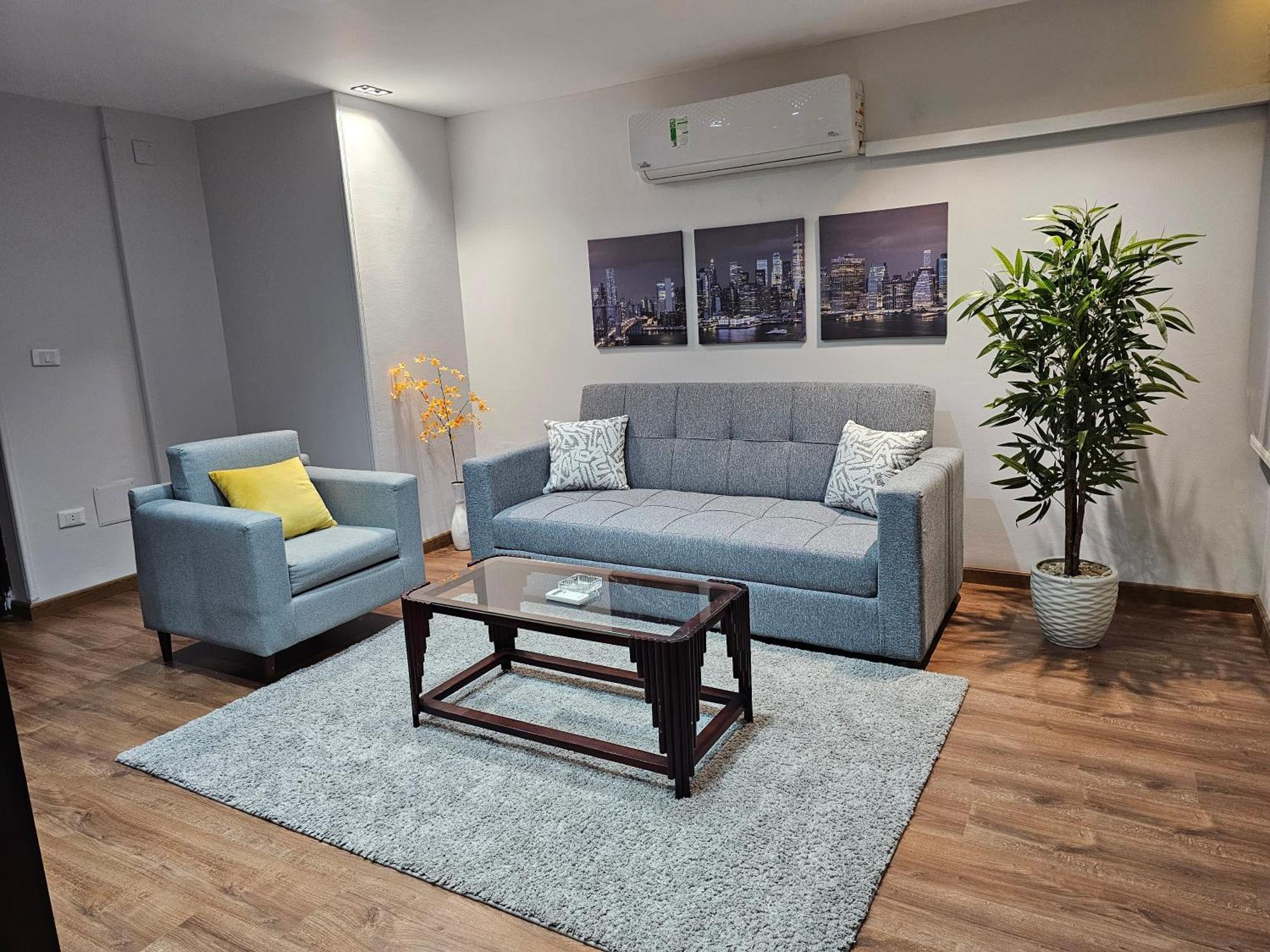 Apartment مفروشة حديثة وواسعة 3 غرف 6th of October City